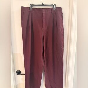 A New Day Women’s size 16 Signature Crepe Magenta Essentials Trousers